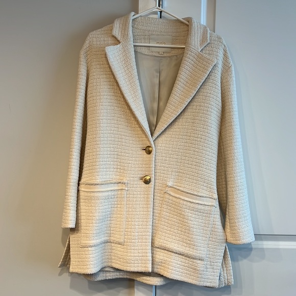 Maje belt tweed jacket - Picture 8 of 8